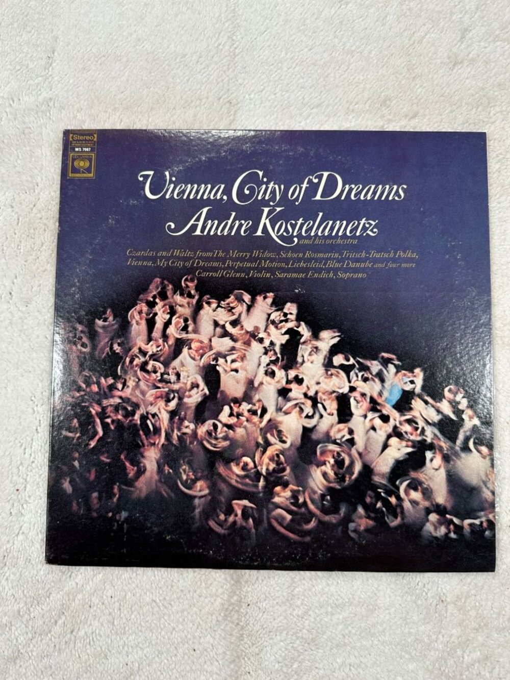 Vienna City Of Dreams Andre Kostelanetz MS 7087 Stereo Columbia Classical LP